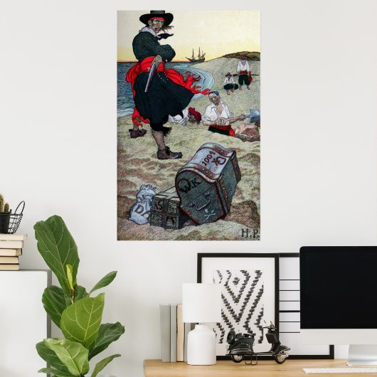 宝箱 ポスター (ホームオフィス)