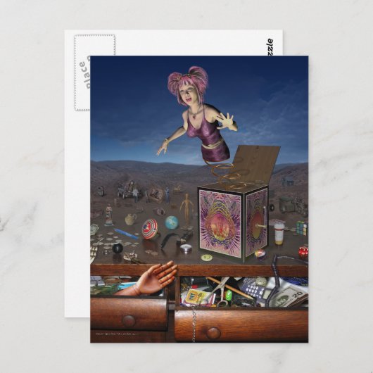 宝箱 ポストカード (正面/裏面)