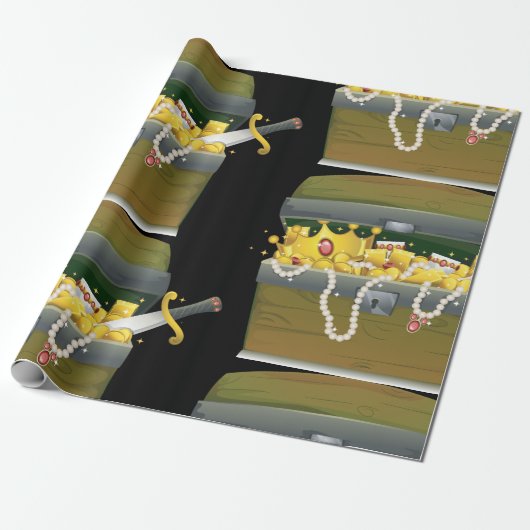 宝箱 ラッピングペーパー (アンロールド)