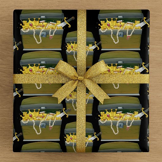 宝箱 ラッピングペーパー