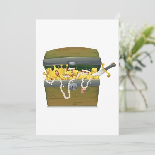 宝箱 招待状 (スタンド正面)