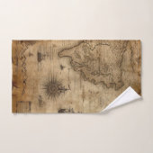 宝航海の宝の地図 バスタオルセット (ハンドタオル)