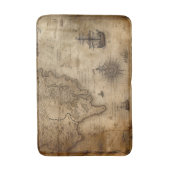 宝航海の宝の地図 バスマット (正面縦)