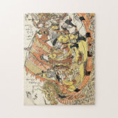 宝船に乗る七神の福 ジグソーパズル (縦)