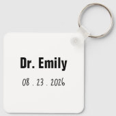 実おもしろい際恋しく思医さん キーホルダー (裏面)