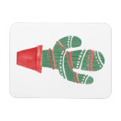 実にサボテンのクリスマスツリー マグネット (横)