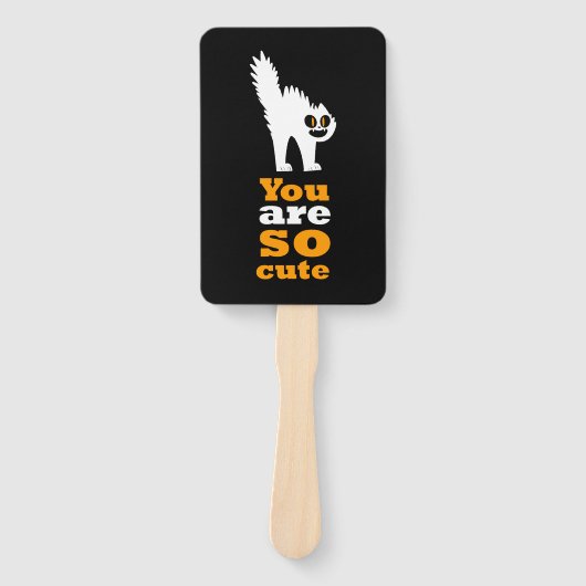 実に可愛いフルースタード猫ケースメイトiPhoneケース ハンドファン (正面)