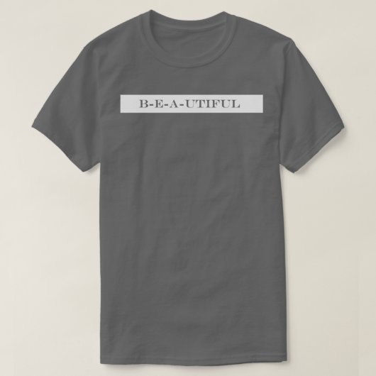 実に美しい Tシャツ (デザイン正面)