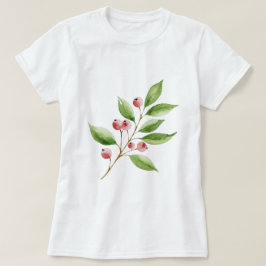 実のついた枝 Tシャツ