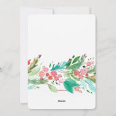 実の水彩写真招待状 シーズンカード (裏面)