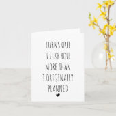 実はあなたのことが思っていたより好きみたい カード (黄色い花)
