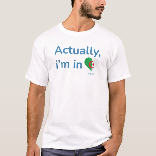 実はアルジェリアにいる Tシャツ (正面)