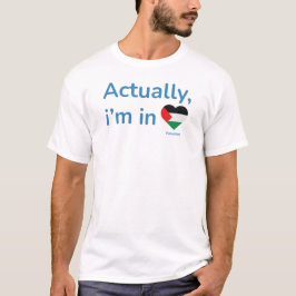 実はパレスチナにいる Tシャツ