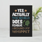 実は世界は私のホイペットをのまわりに回転させる シーズンカード (スタンド正面)