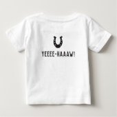 実は初のロデオTシャツ ベビーTシャツ (裏面)