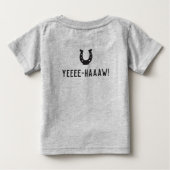 実は初のロデオTシャツ ベビーTシャツ (裏面)