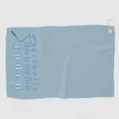 実は初めてのロデオ女おもしろい性 ゴルフタオル (横)