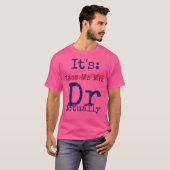 実は博士恋しく思先生の感謝の気持ちだ。 Tシャツ (正面フル)