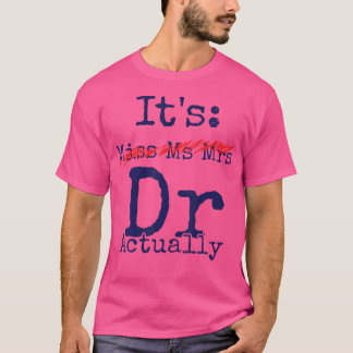 実は博士恋しく思先生の感謝の気持ちだ。 Tシャツ