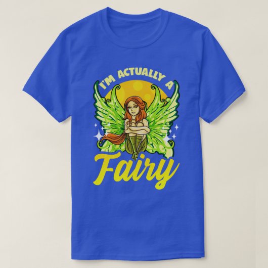 実は妖精なんだ Tシャツ (デザイン正面)