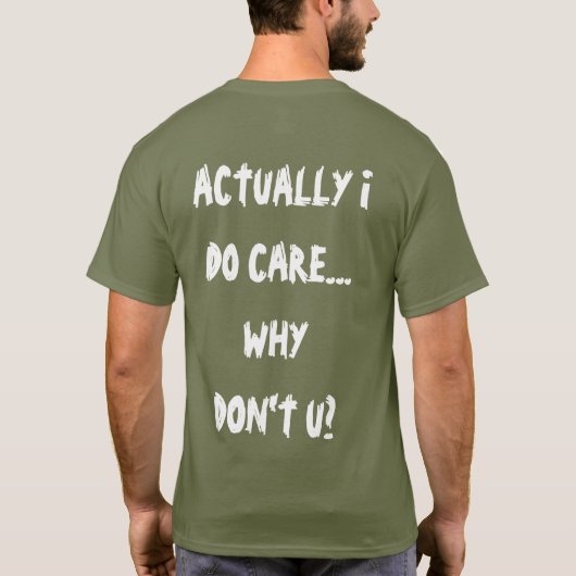 実は気に Tシャツ (裏面)