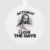 実は私はゲイが大好き オーナメント (正面)