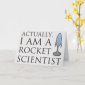 実は私はロケット科学者だ。 カード (黄色い花)