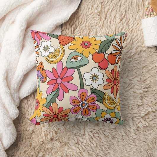 実りあるおもしろい クッション (ブランケット)