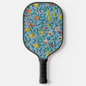実りある優雅さ：ウィリアム・モリスの4つの果実 ピックルボールラケット (正面)