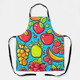 実り多いパターンデザイン エプロン