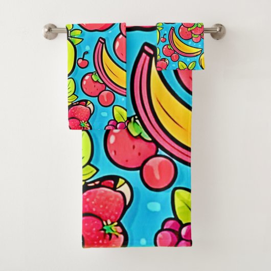 実り多いパターンデザイン バスタオルセット (インサイチュ)