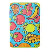 実り多いパターンデザイン バスマット (正面縦)