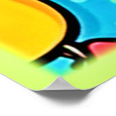 実り多いパターンデザイン ポスター (角)