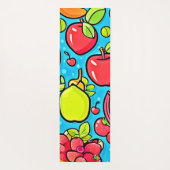 実り多いパターンデザイン ヨガマット (裏面)