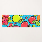 実り多いパターンデザイン ヨガマット (正面(横))