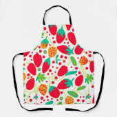実り多いパレットの鮮やかなパターン エプロン (正面)