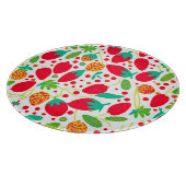 実り多いパレットの鮮やかなパターン カッティングボード (角)