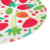 実り多いパレットの鮮やかなパターン カッティングボード (角)