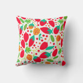 実り多いパレットの鮮やかなパターン クッション (裏面)