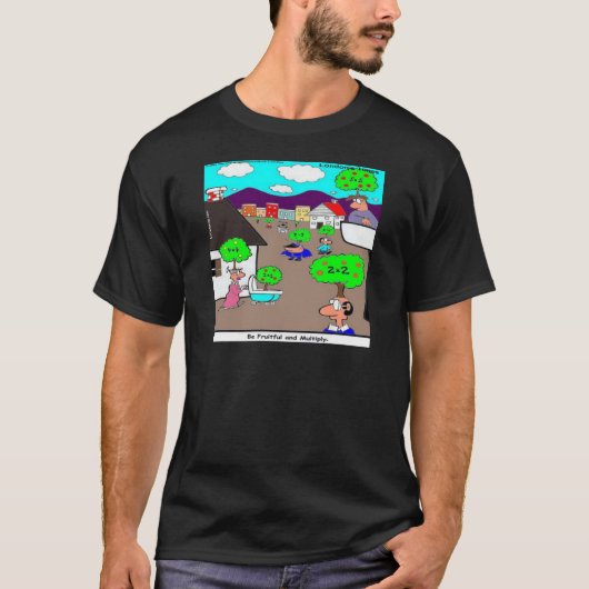実り多い子孫を Funny Tシャツ (正面)