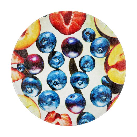 実り多い振動パターン カッティングボード (正面)