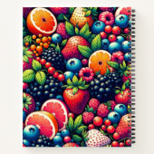 実り多い調和:自然の恵みの交響曲 ノートブック (裏面)