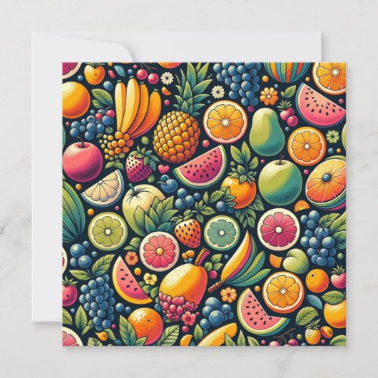 実り多い調和：自然の恵みの交響曲 招待状 (正面)