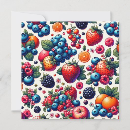 実り多い調和：自然の恵みの交響曲 招待状 (正面)