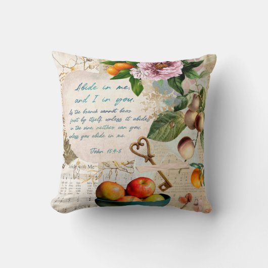 実り多き信仰を守れ クッション (正面)