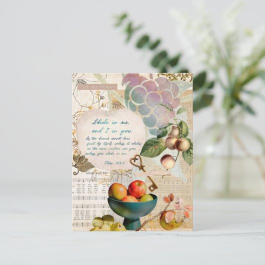 実り多き信仰を守れ ポストカード (スタンド正面)