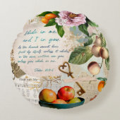 実り多き信仰を守れ ラウンドクッション (正面)