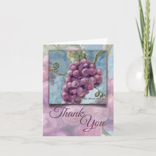 「実り豊かな遺産」感謝のメッセージカード サンキューカード (正面)