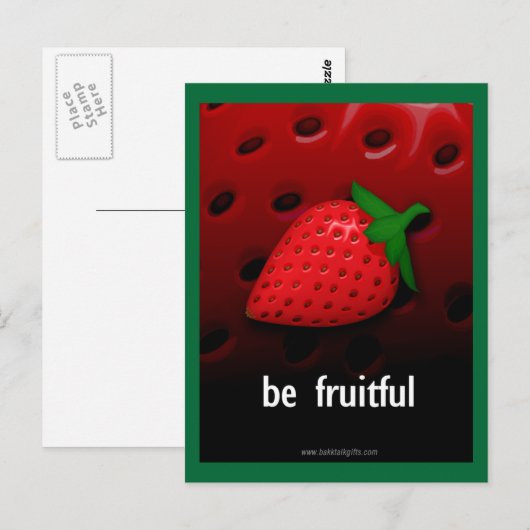 実り豊かに... ポストカード (正面/裏面)
