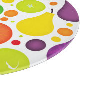 実カラフルり多いバイブレンスパターンアート カッティングボード (角)